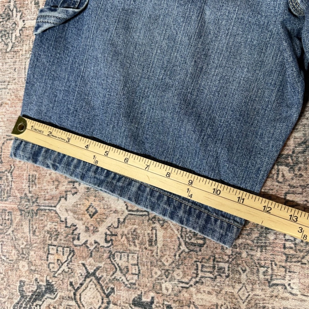 Vintage Levi Strauss Signature Carpenter Denim Shorts Size 32 Baggy Workwear Fad - Picture 4 of 7